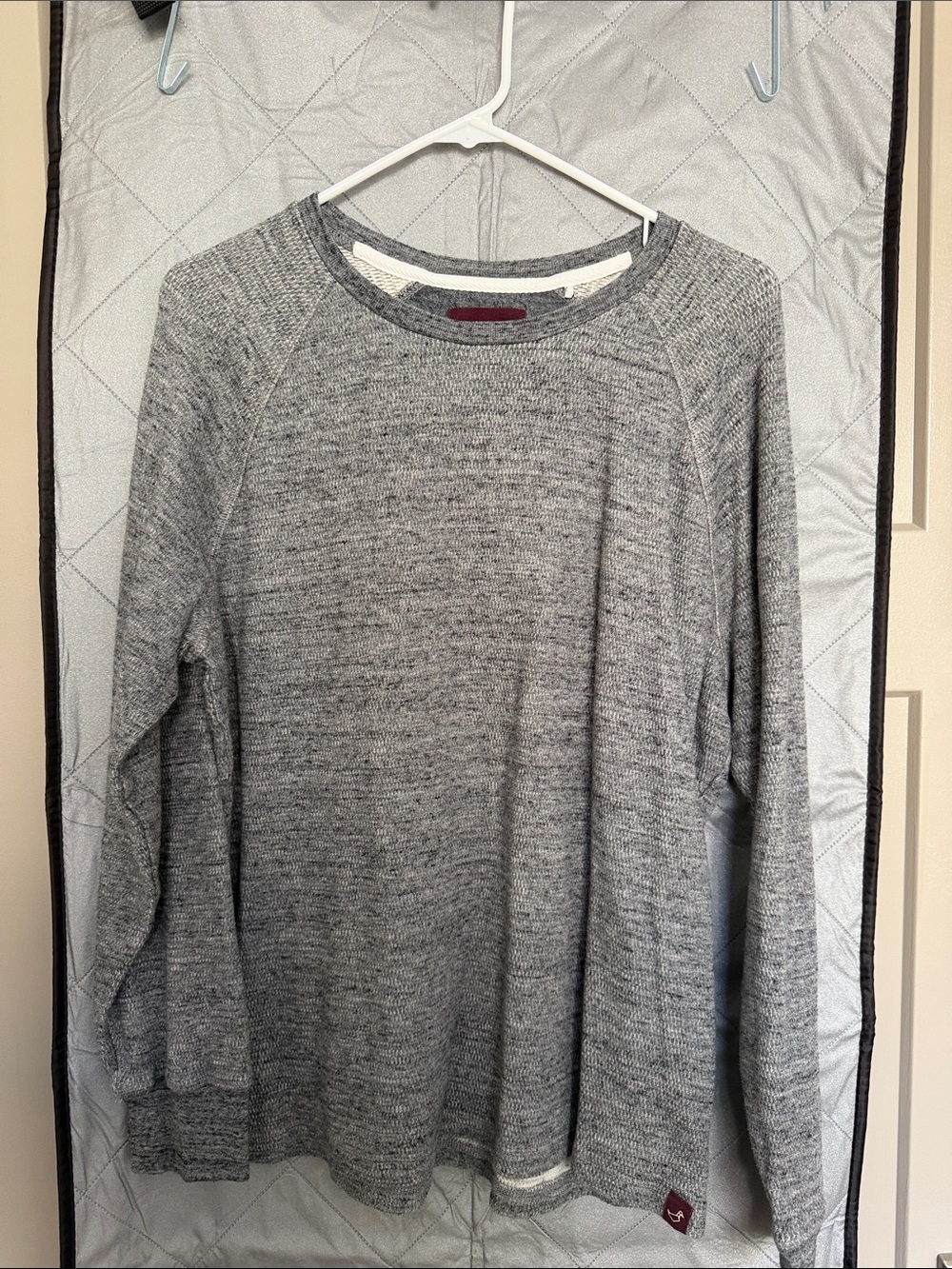 Men's Marled Grey Crewneck Sweater